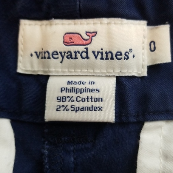 VINEYARD VINES Women's Blue Shorts Size 0 - Picture 4 of 4